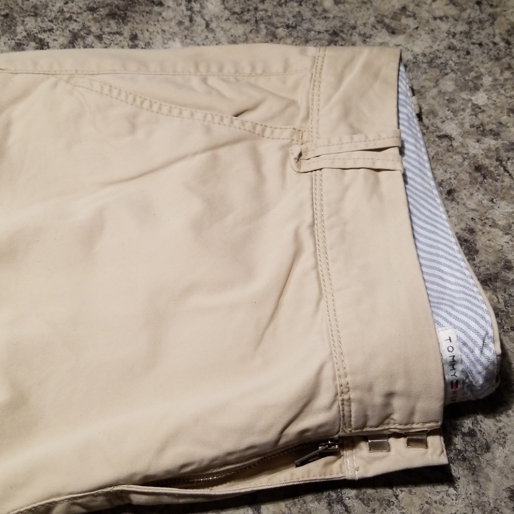 Khaki Bermuda shorts!